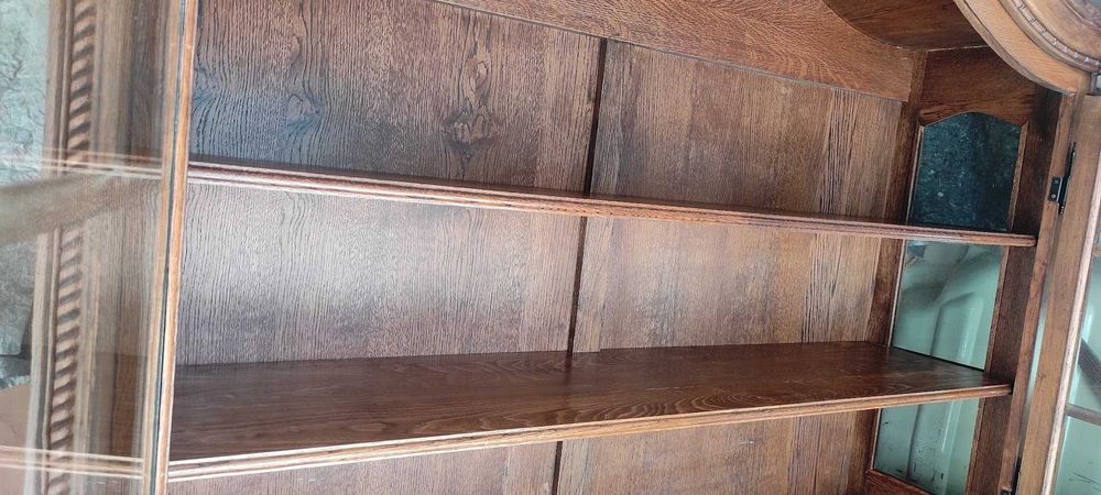 Meble dębowe komoda witryna meble dębowe komplet przecena !!