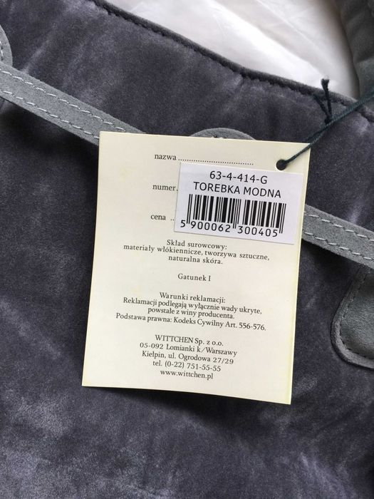 Torebka WITTCHEN Young 63-4-414-G duża NOWA Torba