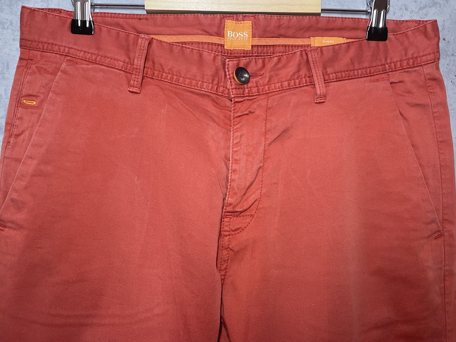 Boss Orange spodnie męskie pomarańczowe rozmiar 31/34