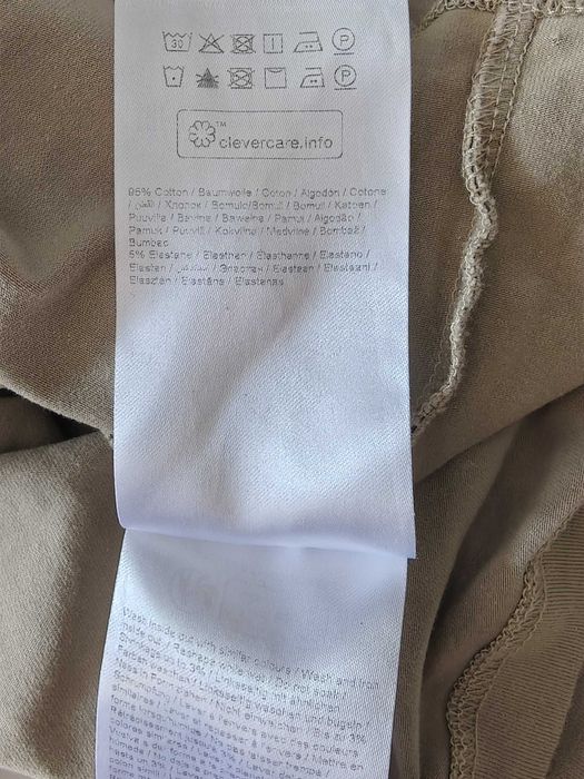 Matinique Jermalink T-shirt męski L beż/khaki bawełna elastan