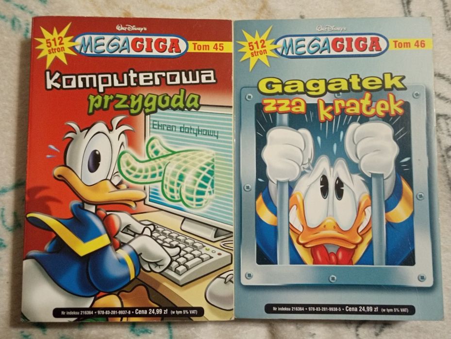 Kaczor Donald Mega Gigant tom 45 i 46