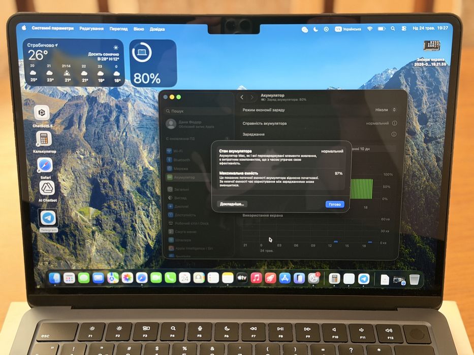 Macbook Air 13 8/256gb M3 , Європа! Стан 10/10
