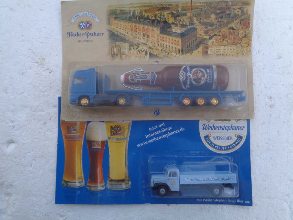 1:87 Lote de 2 camiões cerveja