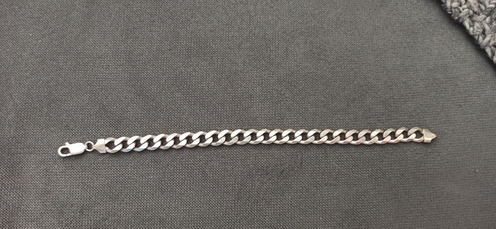 Bransoletka srebrna męska