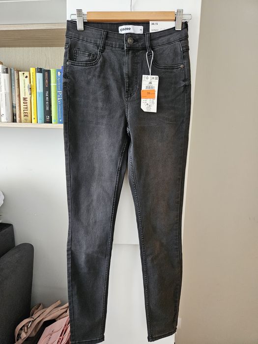 CROPP - spodnie dżinsowe SKINNY 36/S