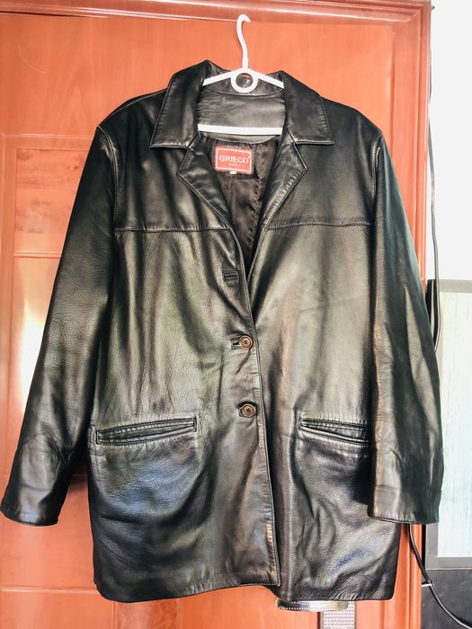 Чоловіча шкіряна куртка