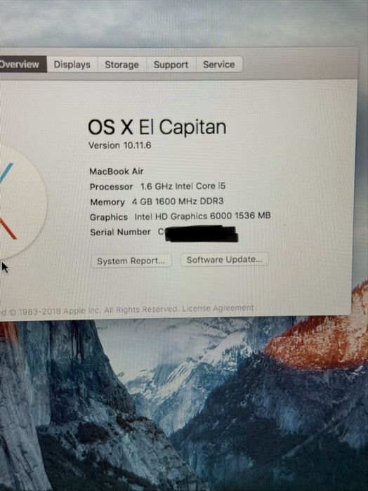 MacBook Air 11 2015 i5 4/128Gb
