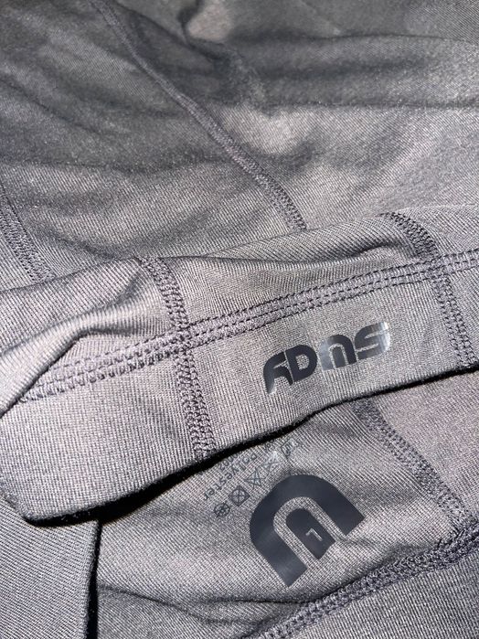 Чоловічі сірі зимові термолосини термобілизна компресійні легінси L