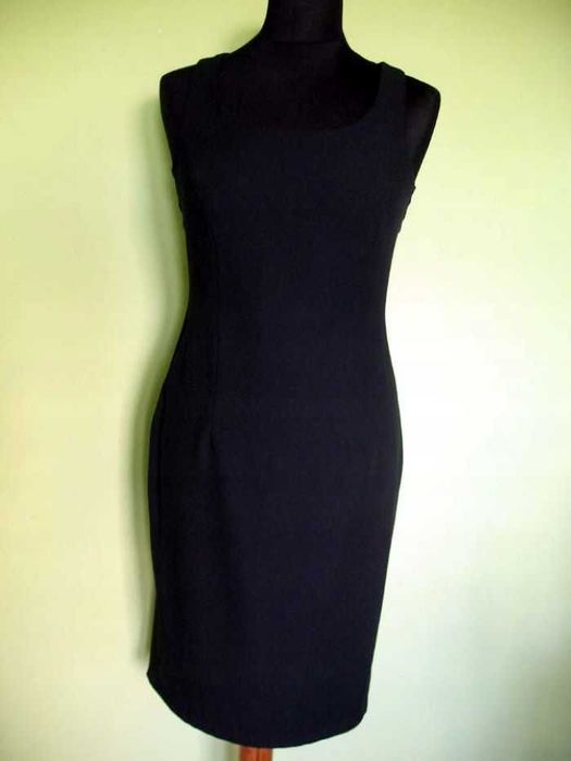 Sukienka - Mini - czarna - 36 S - biust 84 cm Berkertex