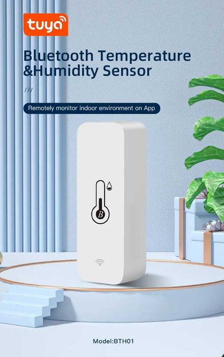 Sensor de Temperatura E Humidade Tuya  (Bluetooth)462201545892843522