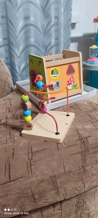 Ліжко колиска для ляльки, сортер, будинок