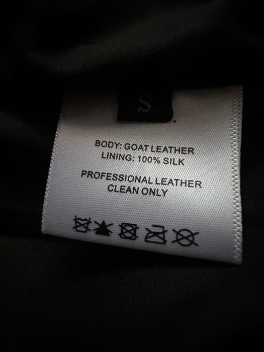 Leather Jacket ERD Melancholy Rich Black S M кожаная куртка Erd