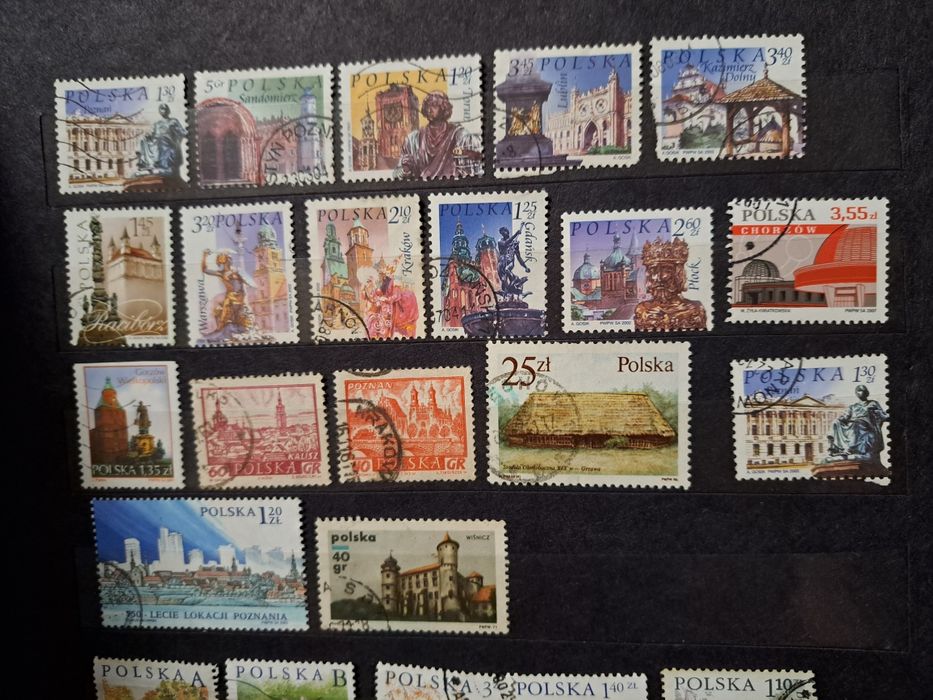 Znaczki pocztowe miasta Polski