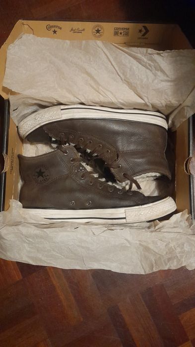 Allstar pele com forro em lã, 25.5 cm, uk 7, 40/41 mulher