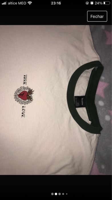 T-Shirt Homem Bershka