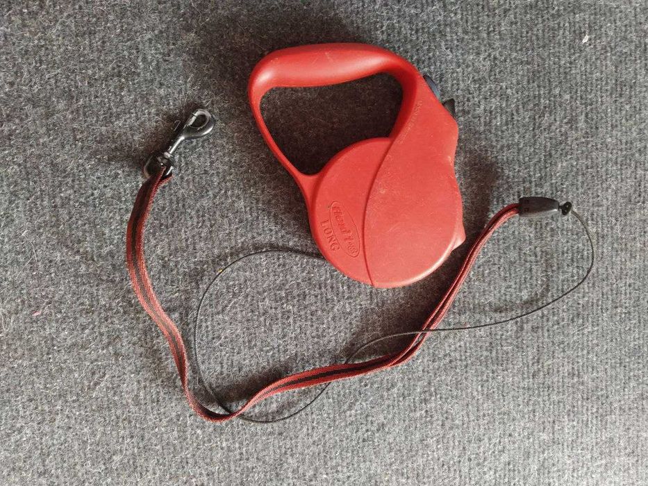 Поводок рулетка для собак Flexi 1-8 Long трос 8 м в хорошем состоянии