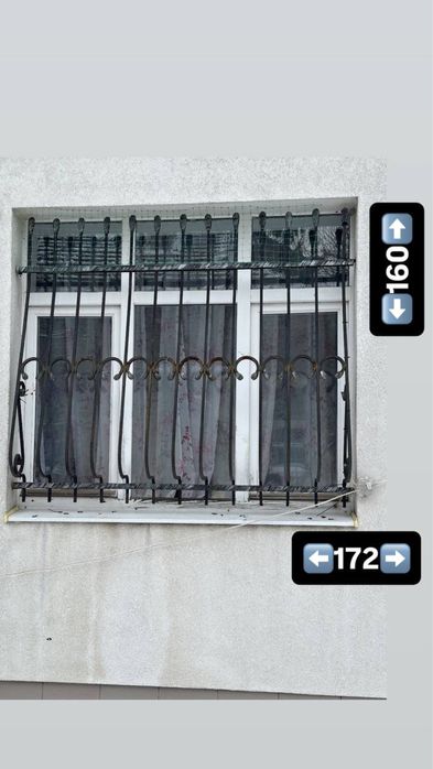 Решітки комплект 4 шт ковані ТЕРМІНОВО