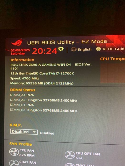 Ddr4 64gb 3200mhz 2x32gb argb Kingston HyperX Fury