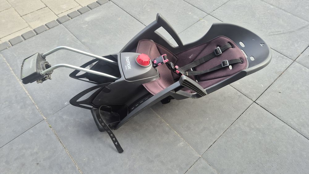 Fotelik rowerowy Hamax z regulacją