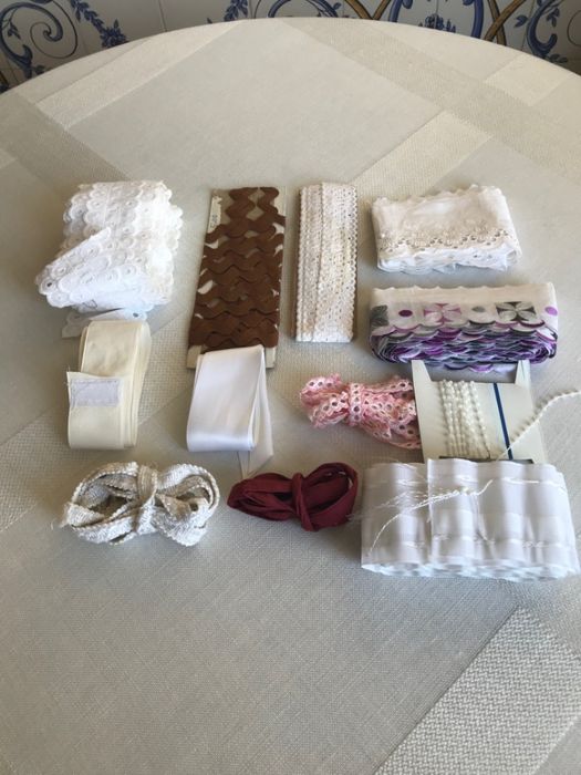 Lace, braid, ribbons, elastic bands, and fasteners64284019265153122