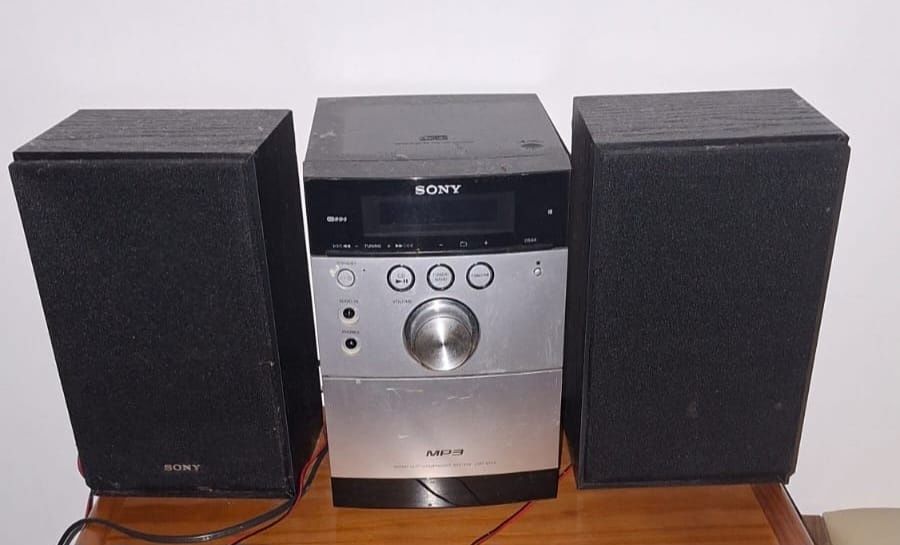 Aparelhagem Sony Cassete e CD