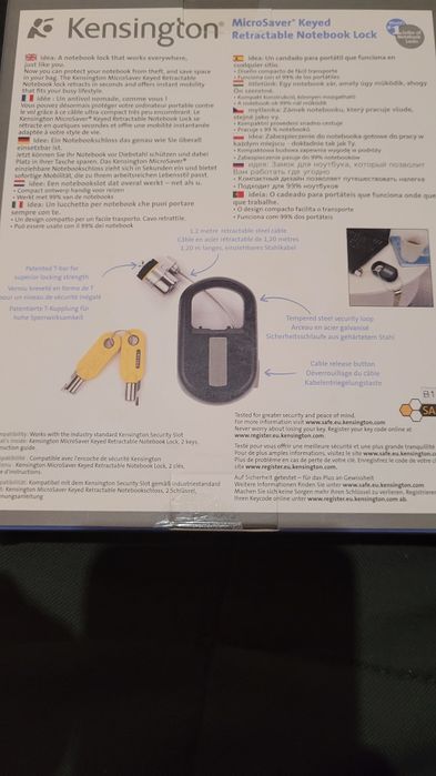 Kensington MicroSaver blokada do laptopa zabezpieczenie
