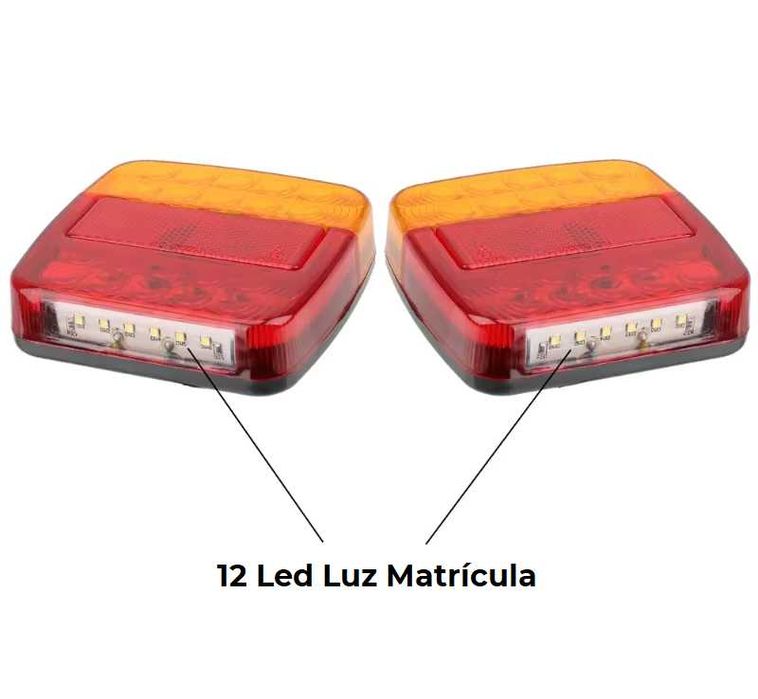 Farolins LED Com Luz Matricula