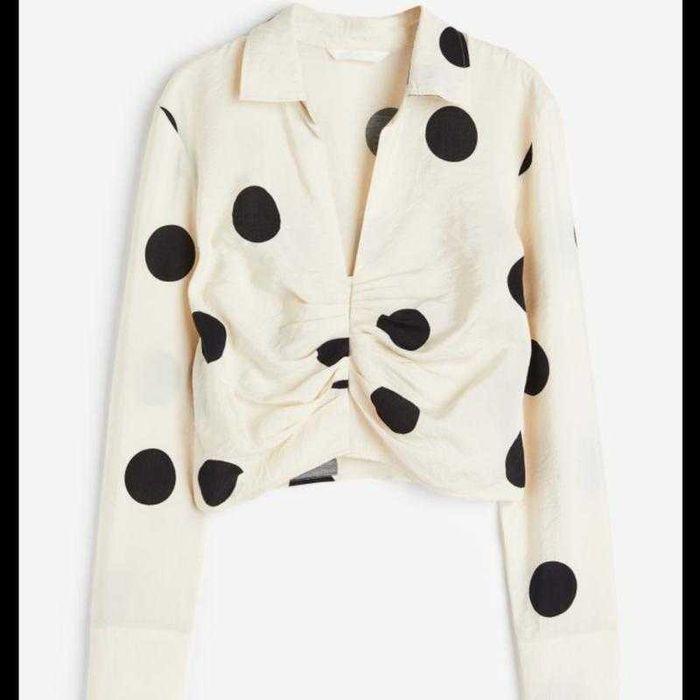 Стильна вкорочена блуза H&M (Швеція), р.М