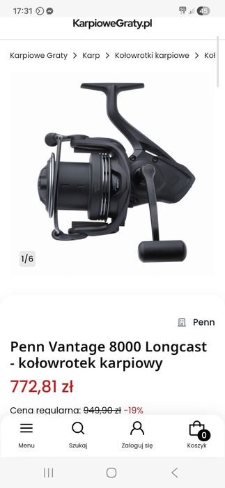 Kołowrotek PENN Vantage 8000, NOWY