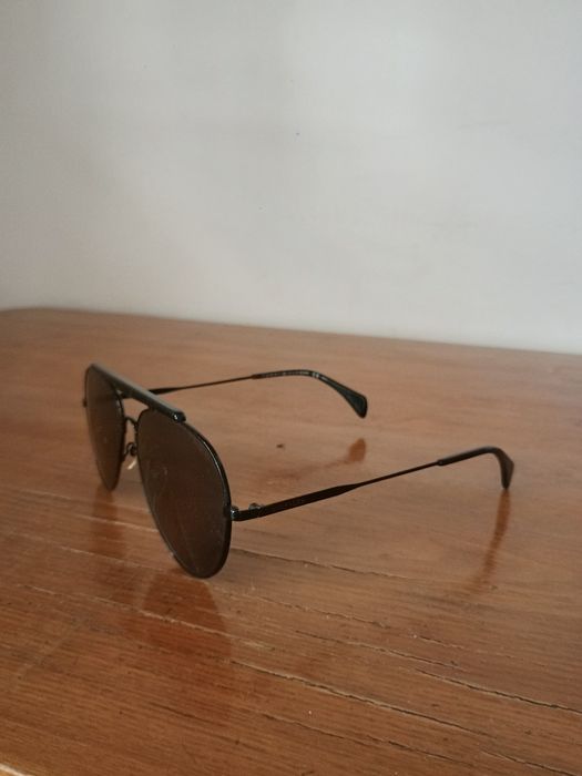 Okulary Tommy Hilfiger Aviator Black | Stan IDEALNY | Kultowe Pilotki TH 1454/S