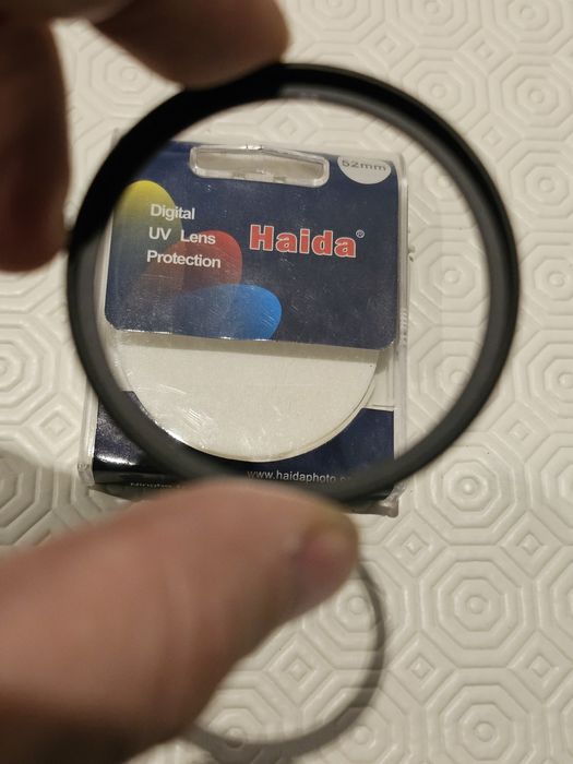 Filtro UV Haida 52mm - Proteção para Lente DSLR/Mirrorless (Novo)