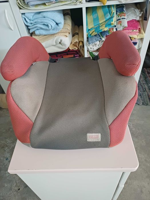 Banco auto cinza e rosa Zippy