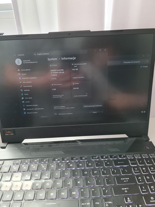 Asus tuf gaming fx506l