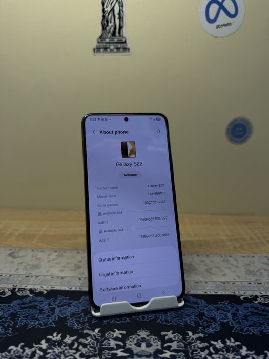 Samsung Galaxy S22 5G 8/128Gb Black