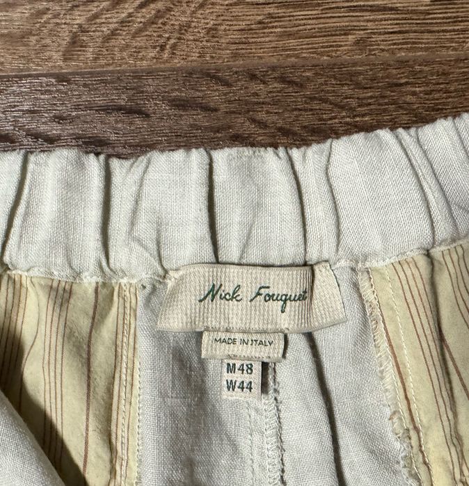 Льняные шорты Nick Fouguet ,Loro Piana.