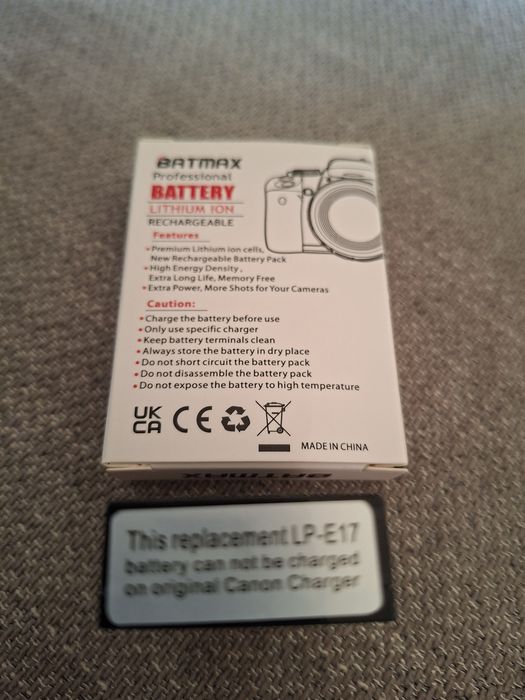 Bateria recarregável para  Canon