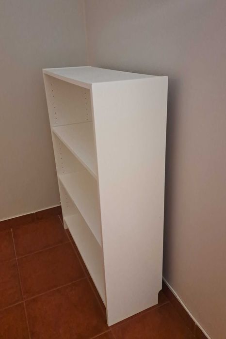 Estante branca 80x28x106 cm