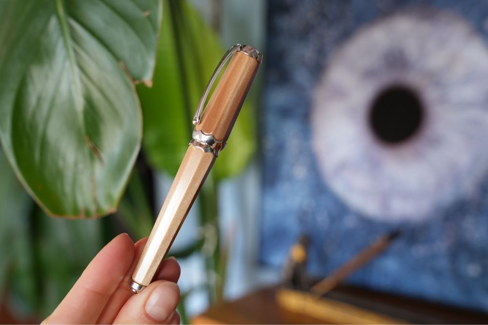 Montegrappa Piccola Beige Kolekcjonerskie Pióro Italia Długopis Luxury
