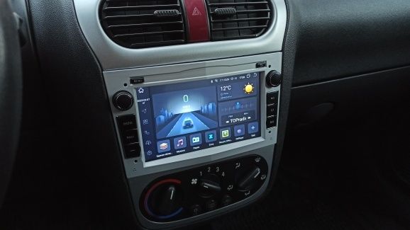 Autorádio Android 2DIN Compatível com Opel