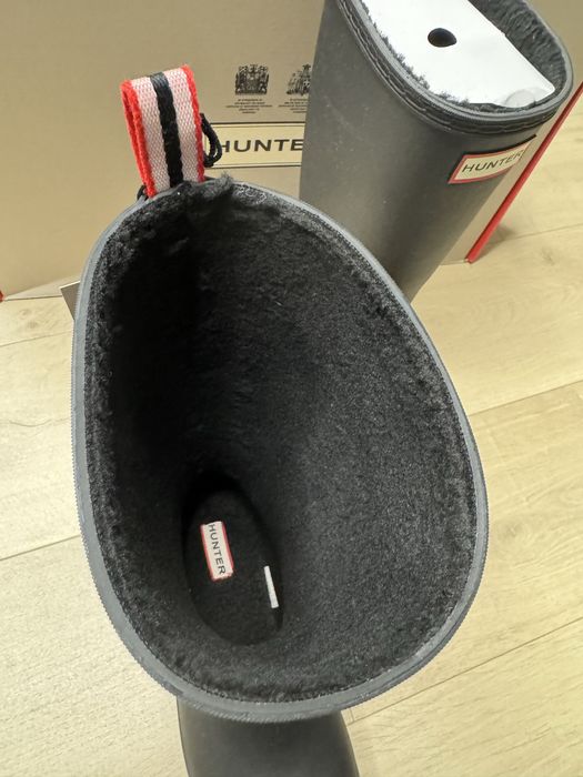 Hunter nowe kalosze ocieplane 40/41 czarne