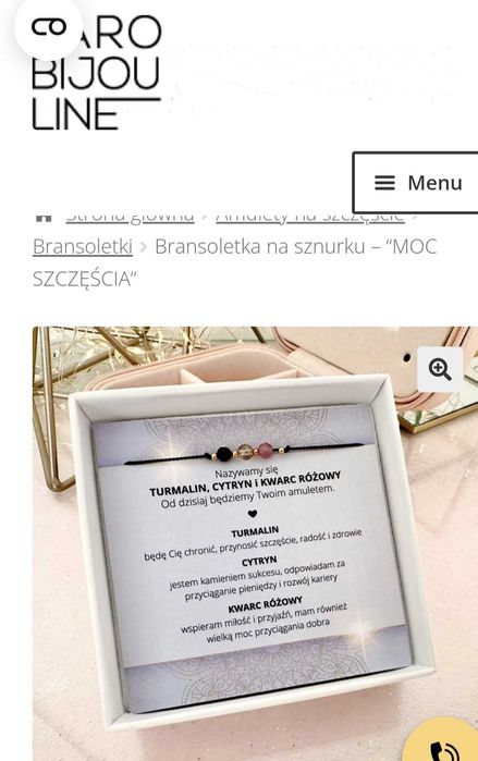 Nowa biżuteria z kamieniami