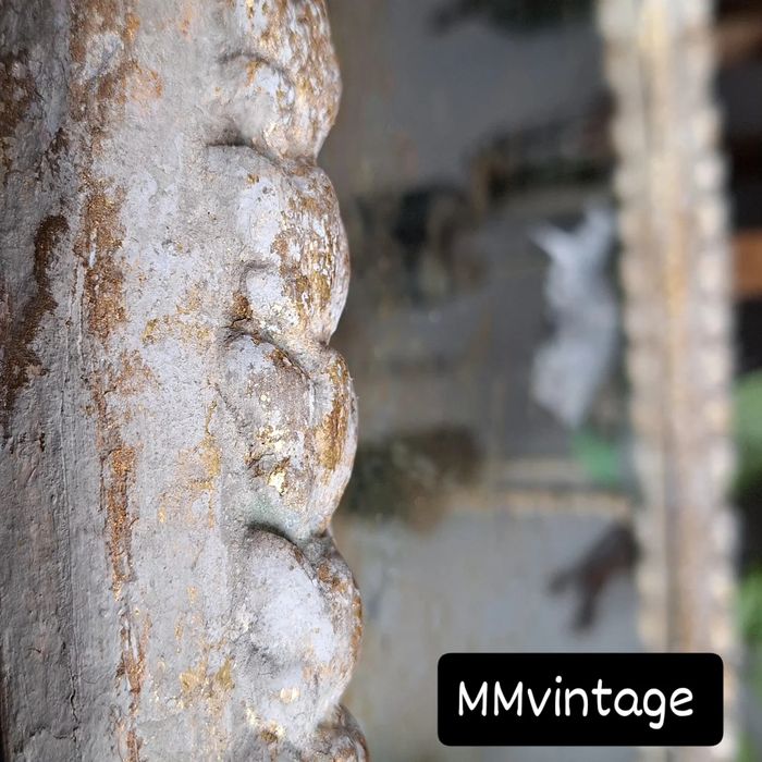 Lustro antyk, drewniana rama,brocante,orginal