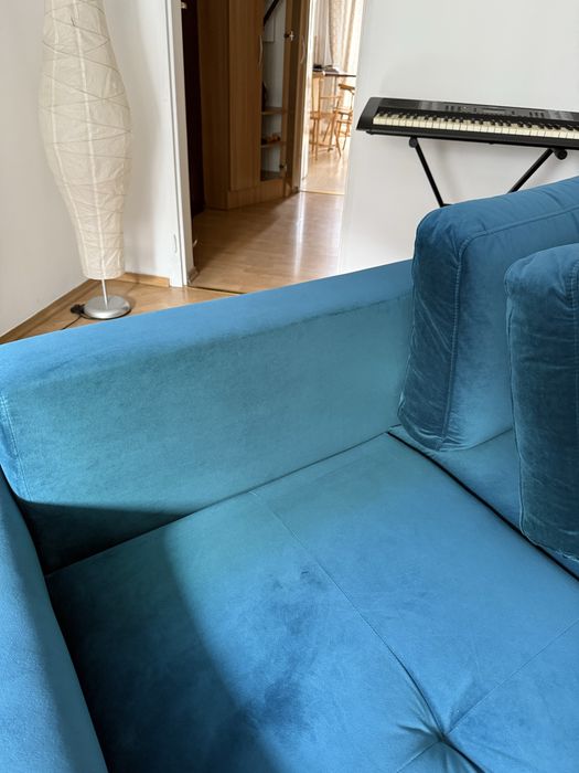 Turkusowa sofa AGATA MEBLE