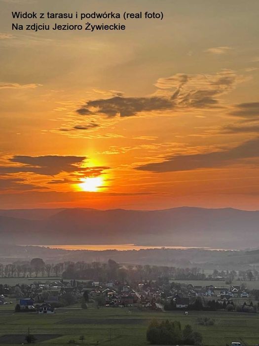 Nowy domek z widokiem na góry i jezioro, balia, sauna, kominek Szczyrk