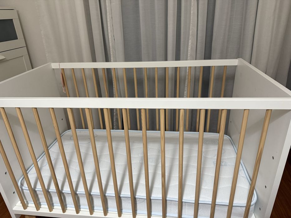 Cana berço zippy com colchão