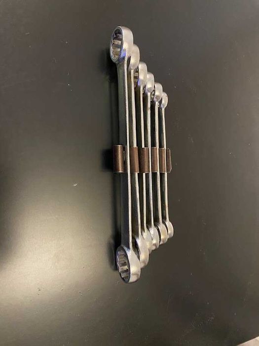 Klucze oczkowe chrome - vanadium 6 szt super stan okazja jak nowe hit