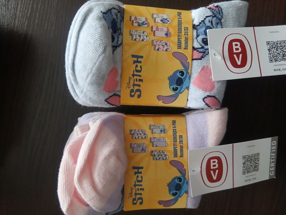 Nowe skarpetki stitch 28/30  i 31/32. (10 par)