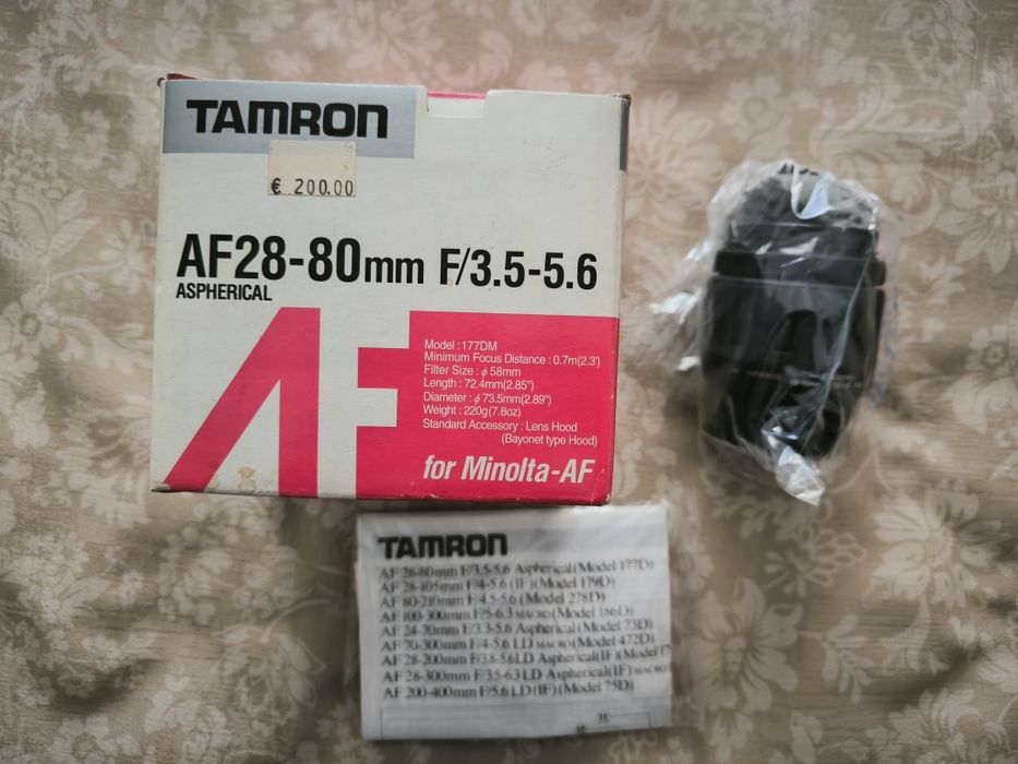 Lentes para MINOLTA Aceito Pi