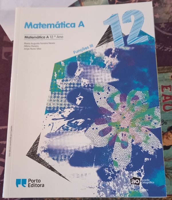 Matemática 12A. 6 vol. novos.