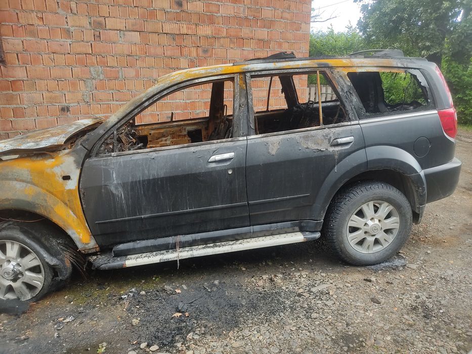 Great Wall Hover H2 після пожежі